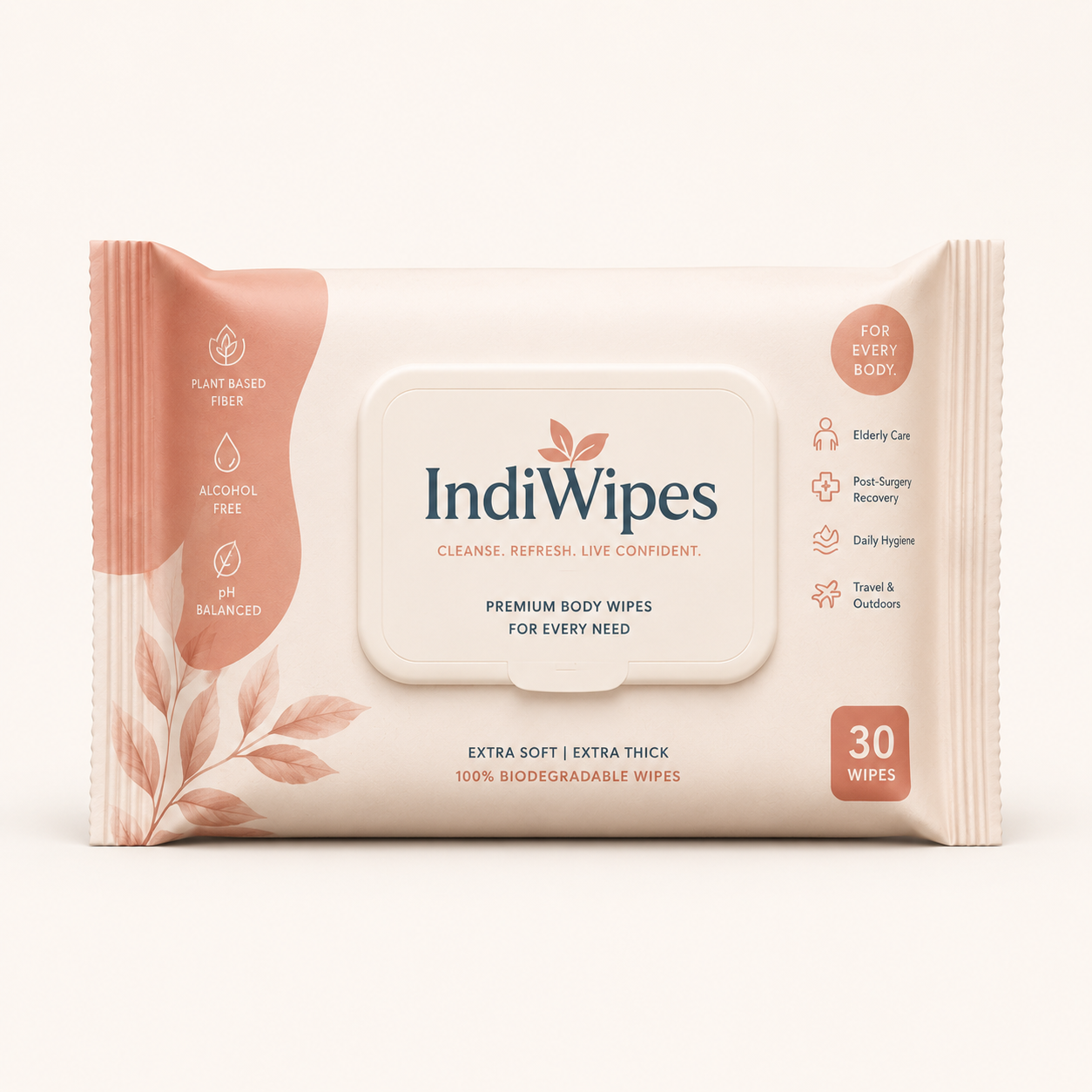 IndiWipes™ Premium Adult Body Wipes